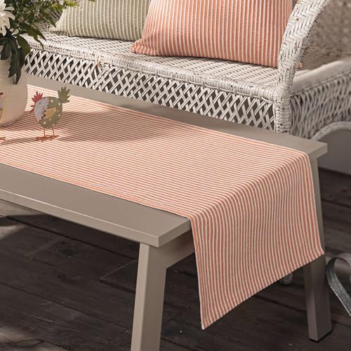 Tischläufer Streifeneffekt, Jacquardstoff, 64% Polyester, 36% Baumwolle Maße: 40 x 140 cm von FRANK FLECHTWAREN