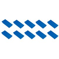 FRANKEN Haftmagnet Magnet blau, Kunststoff 2,3 x 5,0 cm, 10 St. von FRANKEN