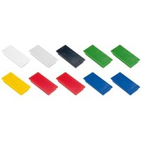 10 FRANKEN Haftmagnet Magnet farbsortiert 2,3 x 5,0 cm von FRANKEN