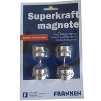 4 FRANKEN Magnethaken silber 1,6 x 1,6 cm von FRANKEN