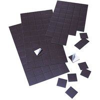 FRANKEN Magnetplättchen, selbstklebend schwarz, Metall, 50 St. von FRANKEN
