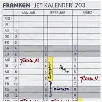 FRANKEN Datumsstreifen transparent für Jahresplaner FRANKEN Datumsstreifen transparent für Jahresplaner von FRANKEN