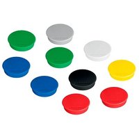 FRANKEN Magnet farbsortiert, Kunststoff Ø 3,8 cm, 10 St. von FRANKEN
