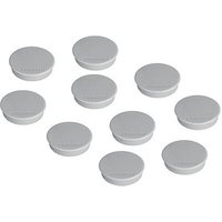 FRANKEN Magnet grau, Kunststoff Ø 3,8 cm, 10 St. von FRANKEN