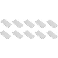 FRANKEN Magnete grau, Metall 23,0 x 50,0 mm, 10 St. von FRANKEN