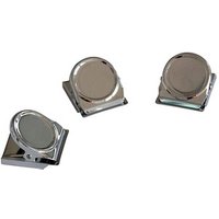 FRANKEN Magnete silber, Metall 4,5 x 3,5 cm, 3 St. von FRANKEN