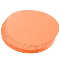 FRANKEN Moderationskarten orange Ø 19,5 cm, 200 St. von FRANKEN