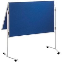 FRANKEN Moderationswand ECO klappbar 120,0 x 150,0 cm blau von FRANKEN