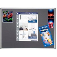 FRANKEN Pinnwand PRO 120,0 x 90,0 cm Textil grau von FRANKEN