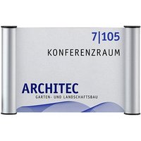 FRANKEN Türschild Aluminium silber 24,0 x 15,5 cm FRANKEN Türschild Aluminium silber 24,0 x 15,5 cm von FRANKEN