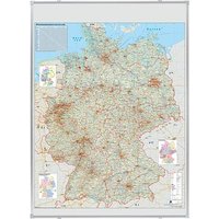 FRANKEN Weltkarte Metall, beschichtet von FRANKEN