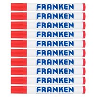FRANKEN Whiteboard-Marker rot 2,0 - 6,0 mm, 10 St. von FRANKEN