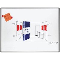 FRANKEN Whiteboard PRO 90,0 x 60,0 cm weiß emaillierter Stahl von FRANKEN