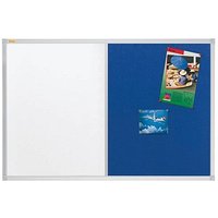 FRANKEN Whiteboard-Pinnwand X-tra!Line 120,0 x 90,0 cm Textil blau von FRANKEN