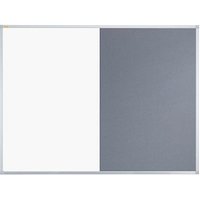 FRANKEN Whiteboard-Pinnwand X-tra!Line 60,0 x 45,0 cm Textil grau von FRANKEN