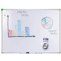 FRANKEN Whiteboard U-Act!Line® 160,0 x 120,0 cm weiß lackierter Stahl von FRANKEN