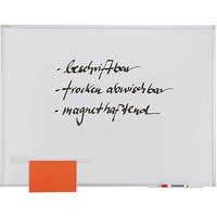 FRANKEN Whiteboard X-tra!Line® 120,0 x 90,0 cm weiß emaillierter Stahl von FRANKEN