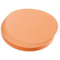 FRANKEN Moderationskarten orange Ø 14,0 cm von FRANKEN