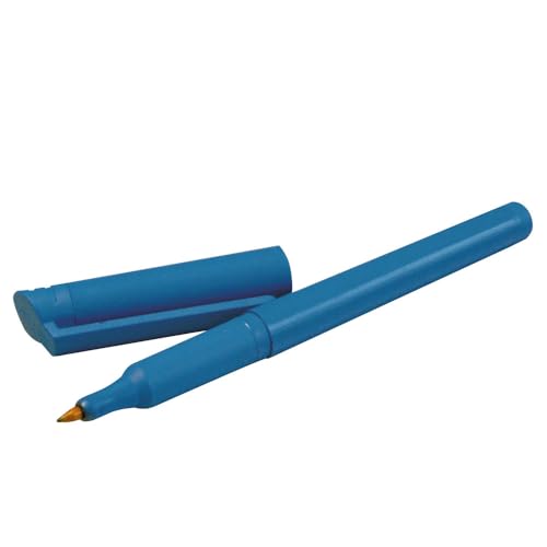 FRANZ MENSCH 10 Stück Hygostar Folienmarker | detektierbar, blau, L: 14cm, Schriftfarbe: schwarz, Folienmarker, Permanentmarker, Folienstift FRANZ MENSCH 10 Stück Hygostar Folienmarker | detektierbar, blau, L: 14cm, Schriftfarbe: schwarz, Folienmarker, Permanentmarker, Folienstift von FRANZ MENSCH