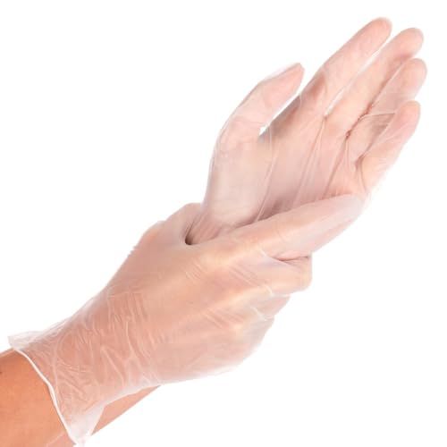 FRANZ MENSCH 100 Stück Hygonorm Vinylhandschuhe Ideal Light, puderfrei, CAT 1 | Alternativartikel, Packung, transparent, 9/L, L: 24cm, Vinylhandschuhe, Einweghandschuh, Einmalhandschuh FRANZ MENSCH 100 Stück Hygonorm Vinylhandschuhe Ideal Light, puderfrei, CAT 1 | Alternativartikel, Packung, transparent, 9/L, L: 24cm, Vinylhandschuhe, Einweghandschuh, Einmalhandschuh von FRANZ MENSCH