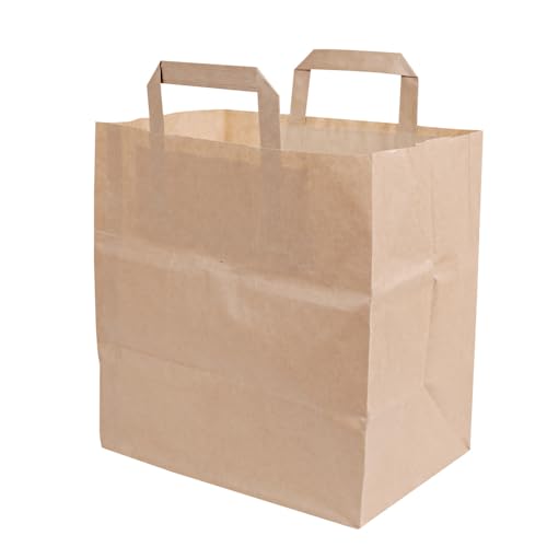 FRANZ MENSCH 250 Stück NATUREStar Papiertragetasche | Papier, braun, L: 22cm, B: 18cm, Seitenfalte: 8cm, Papiertragetasche, Papiertüten, Kraftpapiertüte FRANZ MENSCH 250 Stück NATUREStar Papiertragetasche | Papier, braun, L: 22cm, B: 18cm, Seitenfalte: 8cm, Papiertragetasche, Papiertüten, Kraftpapiertüte von FRANZ MENSCH