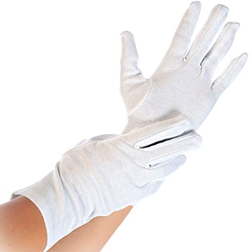 FRANZ MENSCH Baumwoll-Handschuh BLANC Größe L, Paar 2714 Weiß von FRANZ MENSCH