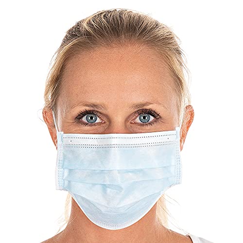 Hygostar Mundschutz PP, blau, Typ IIR 3-lagig, Gummibänder Hygostar Mundschutz PP, blau, Typ IIR 3-lagig, Gummibänder von FRANZ MENSCH