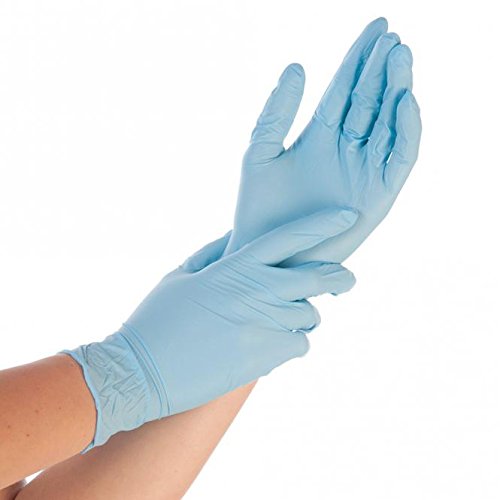 Hygostar Nitrilhandschuh SAFE PREMIUM blau XXL puderfrei von FRANZ MENSCH