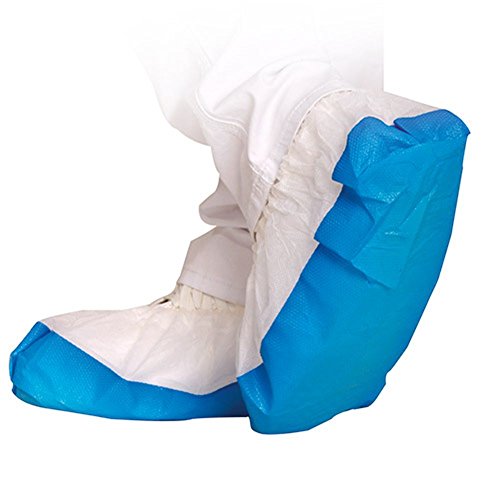 Hygostar Überschuh "Safe" PP/CPE, weiß/blau 16,5x41cm Hygostar Überschuh "Safe" PP/CPE, weiß/blau 16,5x41cm von FRANZ MENSCH