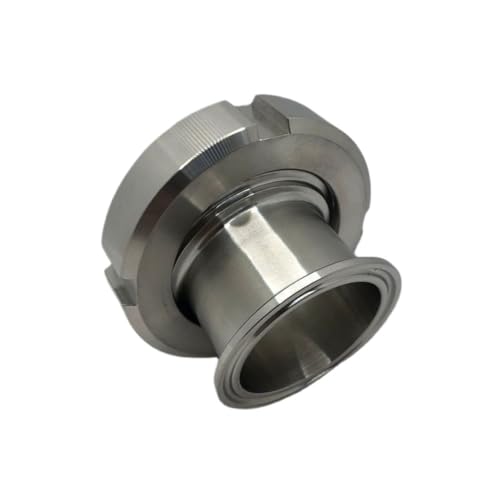 FRAOMHFW SMS 51 mm Schweißeinsatz und Mutter X Tri-Clamp 2" SMS Standardadapter Sanitärarmaturen von FRAOMHFW