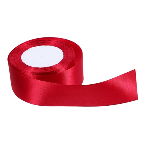 1Rolle Breites Geschenkband aus Polyester Knitterfreies Design für Bastelprojekte Blumenarrangements und Feiertagsdekorationen Weinrot 1Rolle Breites Geschenkband aus Polyester Knitterfreies Design für Bastelprojekte Blumenarrangements und Feiertagsdekorationen Weinrot von FRCOLOR