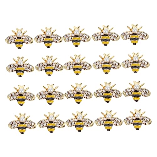 20Stücke Bienenform Legierungsnageldekor für Nagelkunst und DIY Maniküre für Natürliche und Künstliche Nägel Einfach zu Verwenden 20Stücke Bienenform Legierungsnageldekor für Nagelkunst und DIY Maniküre für Natürliche und Künstliche Nägel Einfach zu Verwenden von FRCOLOR