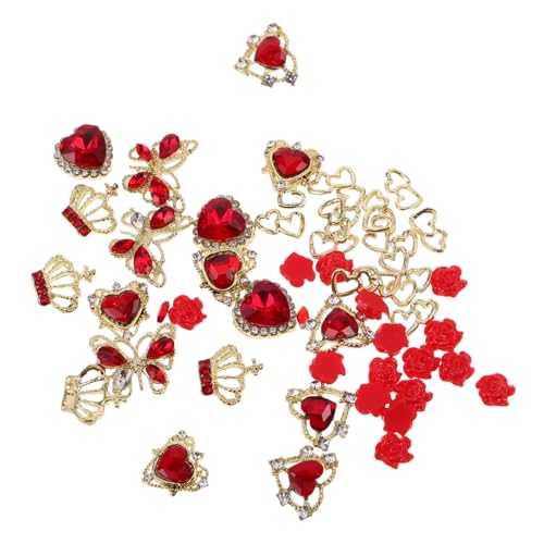 FRCOLOR 1 Box Nail Art Zubehör Strass Nägel Schmuck Nagelschmuck Flache Rückseite Herz Nagel Charms Nagel Schmuck Charms Valentinstag Strass Rot Zum Bohren FRCOLOR 1 Box Nail Art Zubehör Strass Nägel Schmuck Nagelschmuck Flache Rückseite Herz Nagel Charms Nagel Schmuck Charms Valentinstag Strass Rot Zum Bohren von FRCOLOR