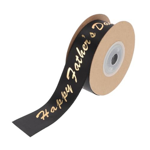 FRCOLOR 1 Rolle Vatertagsband Vater Musterbänder Geschenkband Bedrucktes Herzband Party Geschenkband Für Blumensträuße Herz Designband Polyester Schwarz FRCOLOR 1 Rolle Vatertagsband Vater Musterbänder Geschenkband Bedrucktes Herzband Party Geschenkband Für Blumensträuße Herz Designband Polyester Schwarz von FRCOLOR