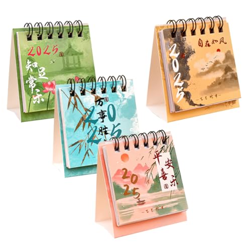 FRCOLOR 1 Satz 2025 Tischkalender Chinesischer Tischkalender Mini Tischkalender Flip Kalender Für Den Schreibtisch Kleiner Tischkalender Mini Kalender 2024–2025 Kleiner FRCOLOR 1 Satz 2025 Tischkalender Chinesischer Tischkalender Mini Tischkalender Flip Kalender Für Den Schreibtisch Kleiner Tischkalender Mini Kalender 2024–2025 Kleiner von FRCOLOR