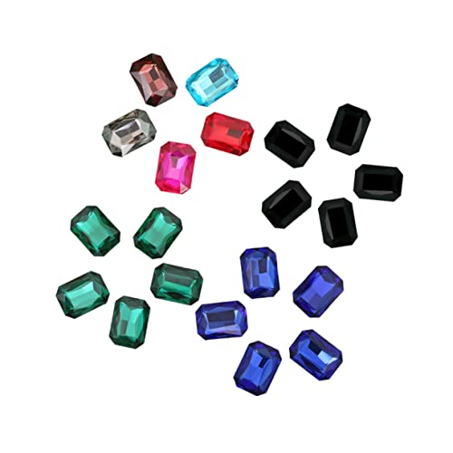 FRCOLOR 1 Satz Diy -schmuckzubehör Strasssteine Basteln Perlen Blenden Nagel Wandverkleidung Wand Polsterung Wohnungseinrichtung Shoe Charms Kristallbohrer Achteckige Bohrer 50 Stück von FRCOLOR