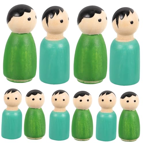 FRCOLOR 1 Satz Holz Peg Dolls Unbemalte Holzpuppen für DIY Bastelset zum Bemalen Kreative Holzfiguren für Bastelprojekte für Dekoration FRCOLOR 1 Satz Holz Peg Dolls Unbemalte Holzpuppen für DIY Bastelset zum Bemalen Kreative Holzfiguren für Bastelprojekte für Dekoration von FRCOLOR