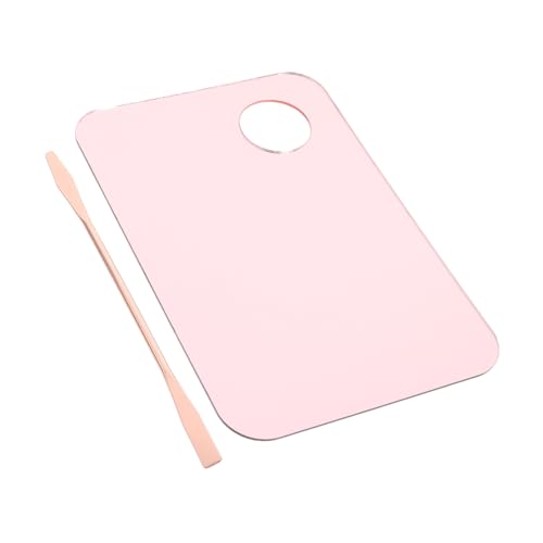 FRCOLOR 1 Satz Make Up Mischpalette mit Spachtel Pinke Acryl Farbmischplatte für Nagelkunst und Kosmetik für Professionelles Make Up und Kreative Maniküren FRCOLOR 1 Satz Make Up Mischpalette mit Spachtel Pinke Acryl Farbmischplatte für Nagelkunst und Kosmetik für Professionelles Make Up und Kreative Maniküren von FRCOLOR