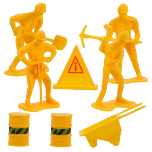 FRCOLOR 1 Satz Mini Bauarbeiter Figuren Set Teiliges Set für Diy Sandtisch Zubehör Realistische Baustellenmodelle für Geburtstagskuchen Dekorationen und Fantasievolles FRCOLOR 1 Satz Mini Bauarbeiter Figuren Set Teiliges Set für Diy Sandtisch Zubehör Realistische Baustellenmodelle für Geburtstagskuchen Dekorationen und Fantasievolles von FRCOLOR