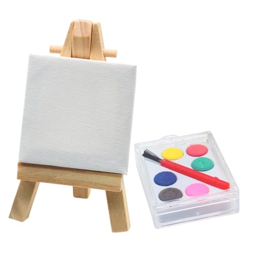 FRCOLOR 1 Satz Miniatur Staffelei Set Plastik Teiliges Kunstornament für Mini Häuser DIY Landschaftsdekoration Pigment Zubehör für Kreative Bastelprojekte FRCOLOR 1 Satz Miniatur Staffelei Set Plastik Teiliges Kunstornament für Mini Häuser DIY Landschaftsdekoration Pigment Zubehör für Kreative Bastelprojekte von FRCOLOR