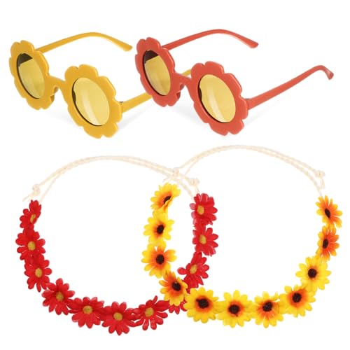 FRCOLOR 1 Set Feen Kopfschmuck Kronenband Hochzeit Für Frauen Zukünftige Braut Braut Haarschmuck Kränze Blumenkranz Für Haare Sonnenblume Sonnenbrille Haarkranz FRCOLOR 1 Set Feen Kopfschmuck Kronenband Hochzeit Für Frauen Zukünftige Braut Braut Haarschmuck Kränze Blumenkranz Für Haare Sonnenblume Sonnenbrille Haarkranz von FRCOLOR