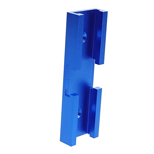 FRCOLOR 1 Stück Aluminiumlegierungs Slot Connector für Holzverarbeitung Praktischer Kreuzverbinder Blau für Tischkreissäge mit Hoher Festigkeit und Korrosionsbeständigem Design von FRCOLOR