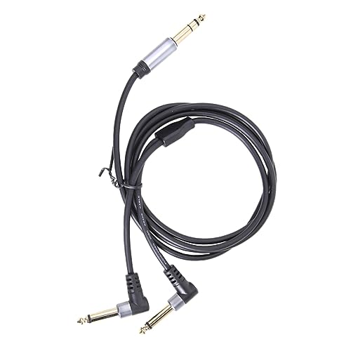 FRCOLOR 1 Stück Audio Übertragungskabel Vernickeltes Male To Male Kabel für Gitarre und Audio Geräte Hochbelastbar Geringe Signalverluste Vielseitige Anwendung von FRCOLOR