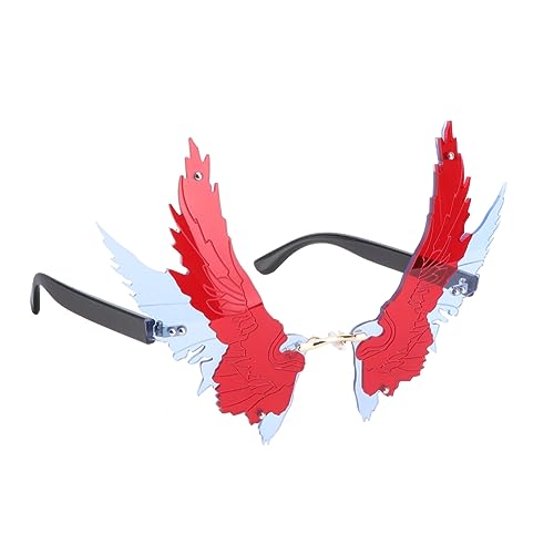 FRCOLOR 1 Stück Sonnenbrillen Requisiten Sonnenbrillen Männer Goggle- Rave-Brillenmänner Party leuchtbrillen sonnenrbille Lustige Metall rot FRCOLOR 1 Stück Sonnenbrillen Requisiten Sonnenbrillen Männer Goggle- Rave-Brillenmänner Party leuchtbrillen sonnenrbille Lustige Metall rot von FRCOLOR
