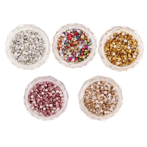 FRCOLOR 10 Boxen Nageldekorationen Unregelmäßige Formen Nail Charms mit Mini Perlen und Kristallen Farbvielfalt Gold Silber Champagner Rosa für DIY Maniküre Kunst Nails Zubehör FRCOLOR 10 Boxen Nageldekorationen Unregelmäßige Formen Nail Charms mit Mini Perlen und Kristallen Farbvielfalt Gold Silber Champagner Rosa für DIY Maniküre Kunst Nails Zubehör von FRCOLOR