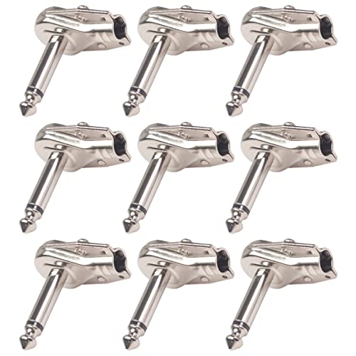 FRCOLOR 10 Stück Effektpedal Stecker Silberne Adapter für Gitarrenpedalboard Kompakte Verbindungslösungen für Musiker und Gitarrenliebhaber FRCOLOR 10 Stück Effektpedal Stecker Silberne Adapter für Gitarrenpedalboard Kompakte Verbindungslösungen für Musiker und Gitarrenliebhaber von FRCOLOR