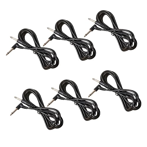 FRCOLOR 10 Stück Gitarren Kabel mit Rechter Stecker für Gitarre Bass und Lautsprecher Elbow Patch Cable Schwarz FRCOLOR 10 Stück Gitarren Kabel mit Rechter Stecker für Gitarre Bass und Lautsprecher Elbow Patch Cable Schwarz von FRCOLOR