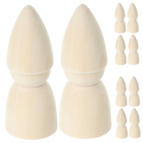 FRCOLOR 10 Stück Holz Puppendolls für DIY Bemalung Unvollendete Holzfiguren für Kreative Bastelprojekte für Dekoration Natur FRCOLOR 10 Stück Holz Puppendolls für DIY Bemalung Unvollendete Holzfiguren für Kreative Bastelprojekte für Dekoration Natur von FRCOLOR