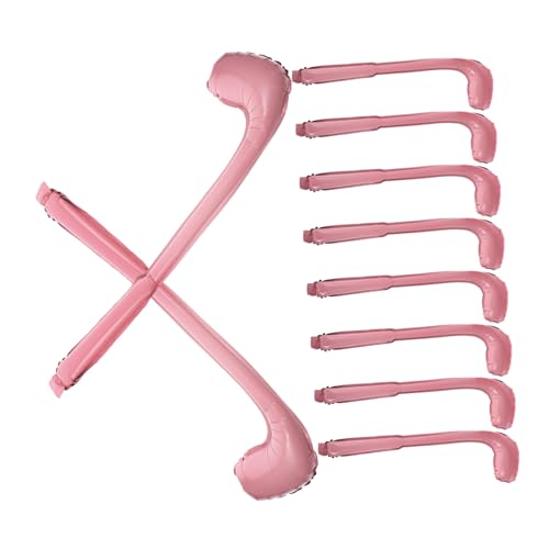 FRCOLOR 10 Stück Inflatable Golf Club Ballons Bunte Partydeko für Sichere Langlebige und Leicht Aufzublasende Golf Klubs für Sportevents und Feiern von FRCOLOR