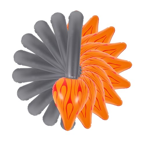 FRCOLOR 10 Stück Teiliges Aufblasbare Fackeln für Halloween Cosplay und Sportwettkämpfe PVC Dekoration mit Realistischem Flammeneffekt für Sicher und Langlebig von FRCOLOR